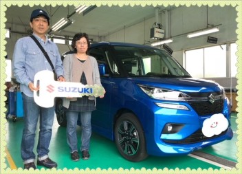 ～　ソリオご納車いたしました　～